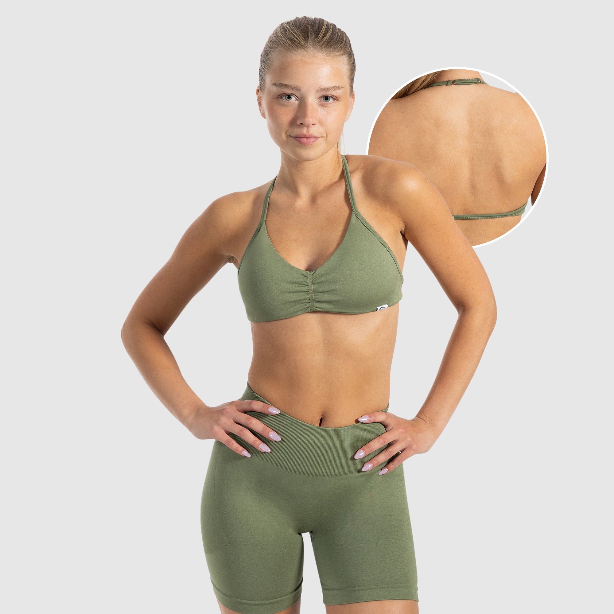 Aoxjox Damen Satara Sport-BH – Mittlere Unterstützung, Mit Herausnehmbarer Polsterung