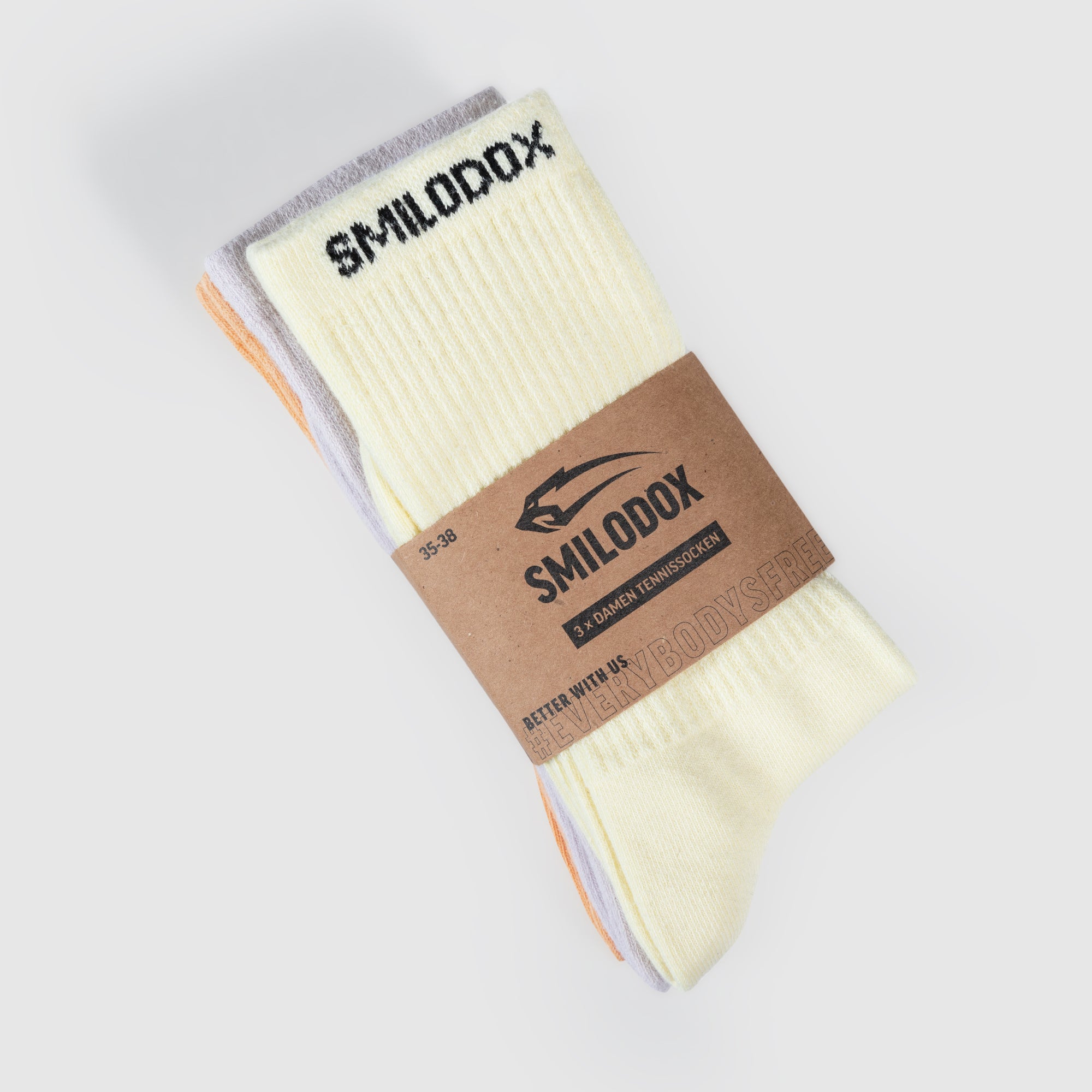 Smartsleep Damen Tennissocken 3er Pack Multicolor